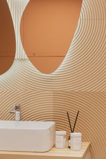 Зеркало с подсветкой ABBER Teil AG6503S с подсветкой бесконтактный выключатель диммер